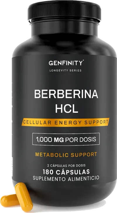 Berberina Clorhidrato (HCl) Ultra Pure | 1,000 mg por Dosis | 180 cápsulas | 3 meses de uso | Alta pureza