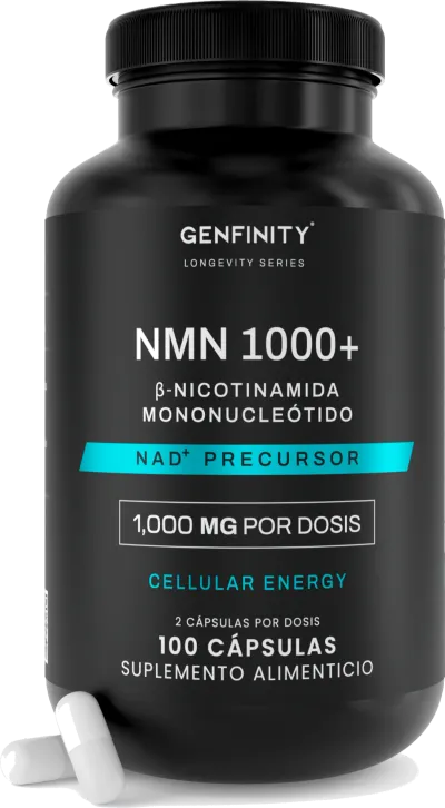 NMN 1000+ Ultra Pure| 1,000 mg por dosis | 100 Cápsulas | 50 días de uso | Alta Absorción