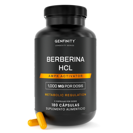 Genfinity Berberina Longevity Series Cápsulas 180 Cáps