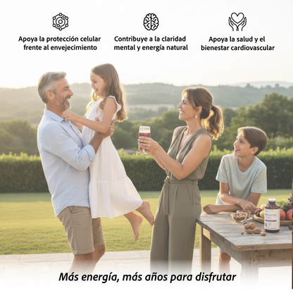 Resveratrol 98% Pureza | 1000 mg Reales por Dosis | 100 Cápsulas | Antioxidante Avanzado | Alta Potencia – Sin Rellenos ni Mezclas