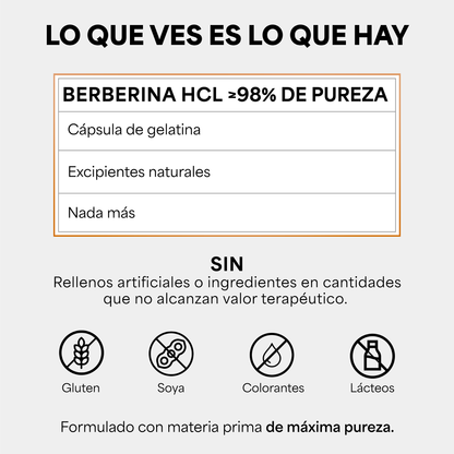 Genfinity Berberina Longevity Series Cápsulas 180 Cáps