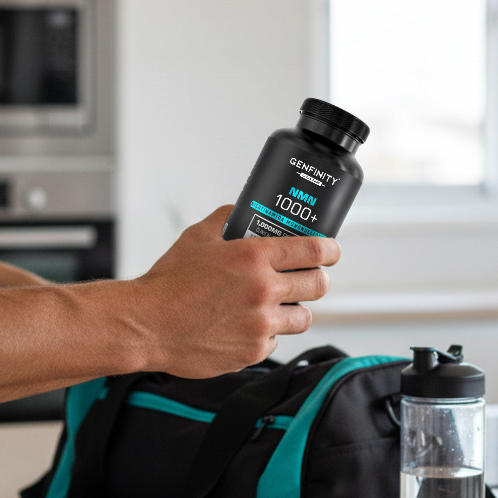 NMN Ultra Pure | 1,000 mg Reales por Dosis | 100 Cápsulas | Energía Celular y Longevidad Avanzada | Alta Absorción | Sin Rellenos ni Mezclas - Calidad Premium